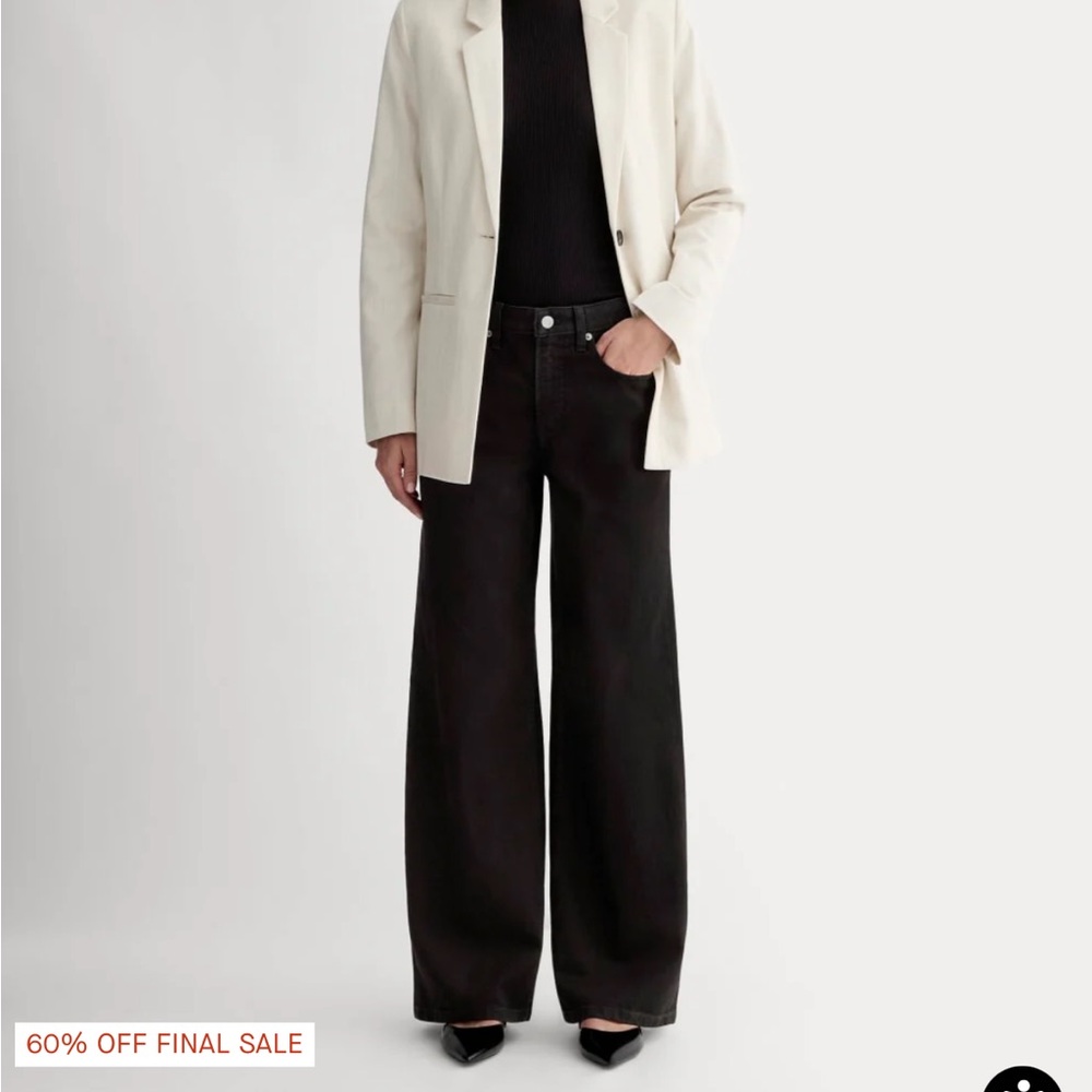 Everlane Black Mid-Way Jeans